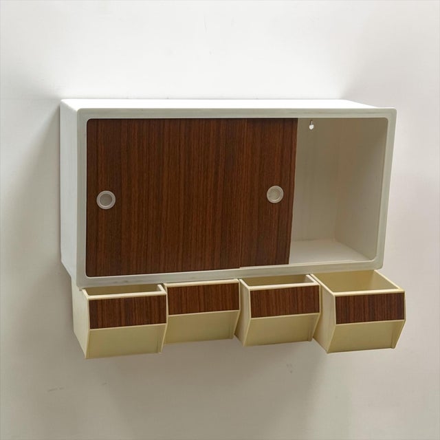 Beige Plastic Wall Cabinet from Curver Brunssum, Holland, 1970s For Sale - Image 8 of 15