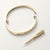 Gold Cartier, Love Bracelet Classic Model 4 Diamonds Bangle Bracelet, Size 18 For Sale - Image 8 of 12