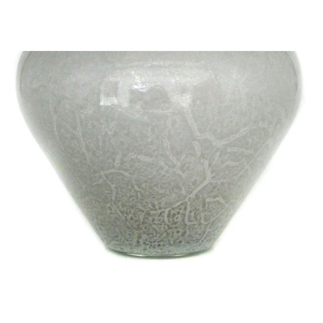 This Handarbeit Kunstglas Vase, is a beautiful art glass vase, handmade, realized in Germany between the 1970s and 1980s....