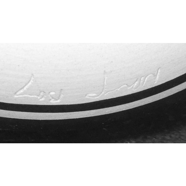 Black Hozoni Pottery 1987 Hand‑Painted Native American Wedding Vase — Etched Night Sky & Cosmic Motif For Sale - Image 8 of 10