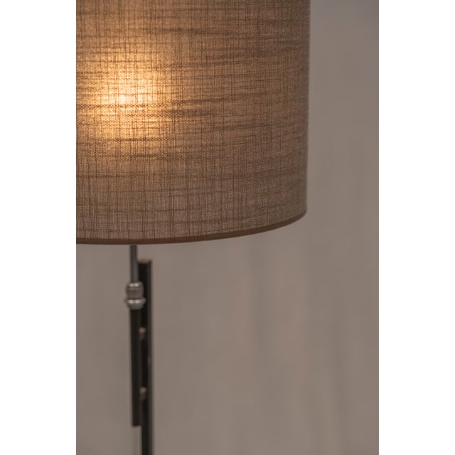1960s Minimalist Dutch Floor Lamp in Metal and Chrome, 1960s For Sale - Image 5 of 9