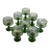 Vintage Lenox Green Impromptu Goblet Glassware For Sale