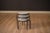 Set of three vintage round end table nesting stools in the manner of Luther Conover, circa 1950's. This black and white...