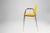 Mid-Century Yellow Chair with Metal Frame and Plastic Seat, Belgium For Sale - Image 4 of 12