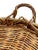 Mid 20th Century Large Vintage Woven Basket Tray For Sale - Image 5 of 7
