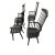 Early 21st Century Restoration Hardware Dining Chairs- Set of 4 For Sale - Image 5 of 12