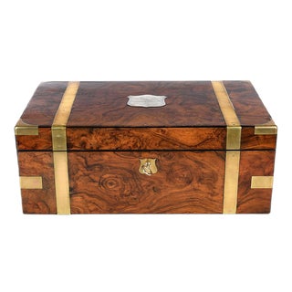 English Writing Case with Secret Compartments, 1860s For Sale