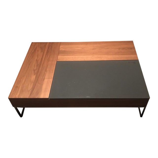 BoConcept Chiva Modern Pop Up Hidden Storage Coffee Table | Chairish