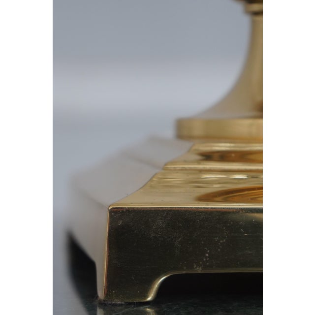 Waterford Waterford Pair of Crystal & Brass Urn Table Lamps For Sale - Image 4 of 9