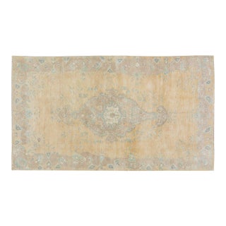 Vintage Turkish Anatolian Hand Knotted Wool Rug, 4'4''x8' For Sale