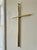 Vintage Mid-Century Modern Minimalist Solid Brass Wall Cross Accentuate your gallery wall or modern sanctuary space with...