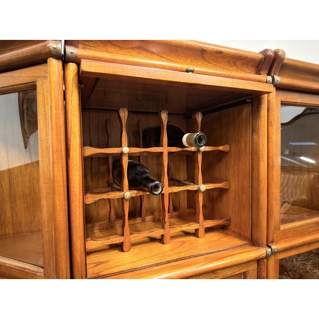 English Wine Rack for Bookcase from Globe Wernicke For Sale - Image 9 of 9
