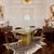 Mid 20th Century 1970s Hollywood Regency Brushed Brass Pedestal Dining Table With Glass Top For Sale - Image 5 of 15