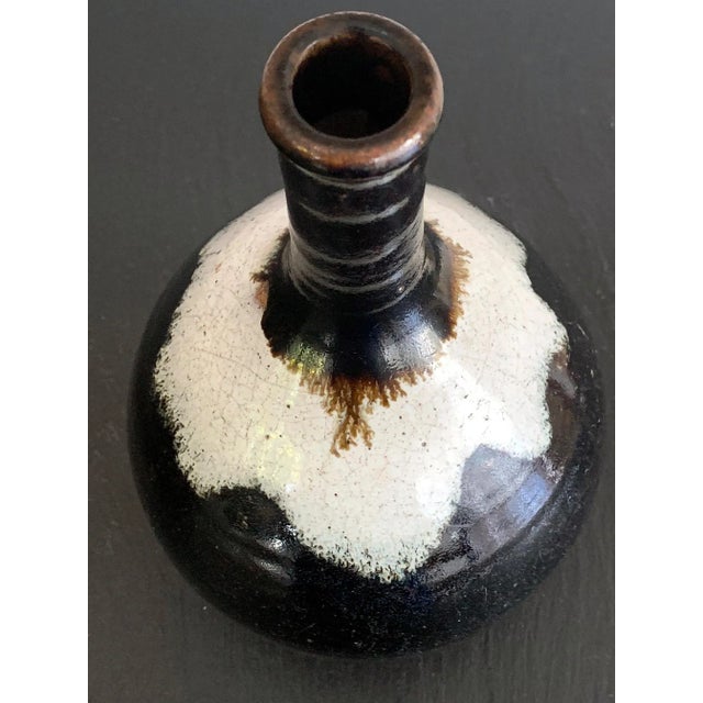 Ceramic Japanese Ceramic Sake Bottle Chosen Karatsu Ware For Sale - Image 7 of 12
