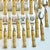 Vintage Coastal Boho Chic Chinoiserie Faux Bamboo & 18/8 Stainless Flatware Set- 49 Pieces. For Sale - Image 10 of 12