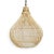 Tan Rattan Drop Pendant Light For Sale - Image 8 of 8