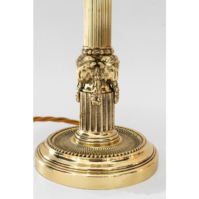 Art Deco Table Lamp with Cut Glass Shade and Glass Sticks, Vienna, Austria, 1920s For Sale - Image 11 of 18