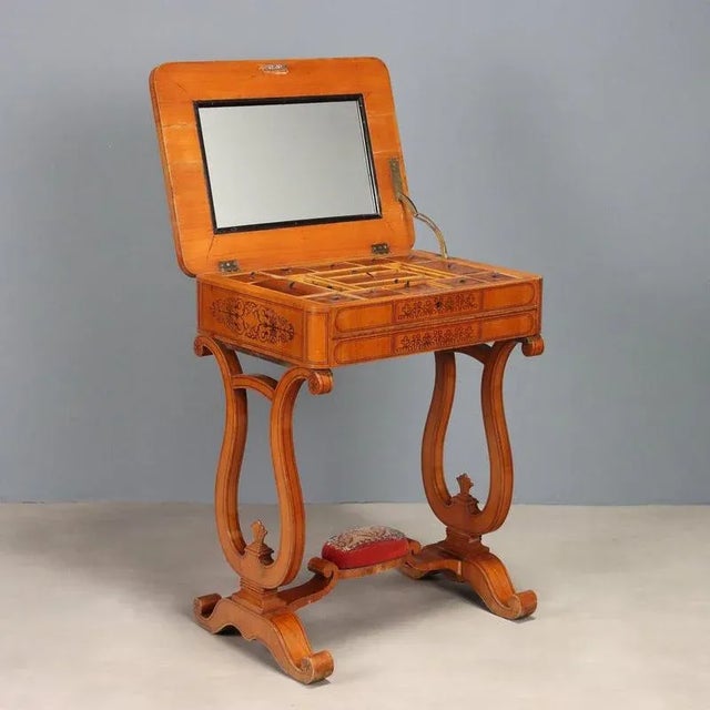 Charles X Worktable in Cherry For Sale - Image 13 of 13