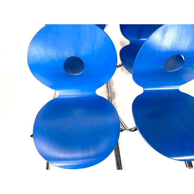 Pantoflex Cantilever Chairs by Verner Panton for VS, 1990s, Set of 6 For Sale - Image 16 of 18