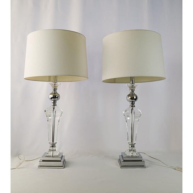 Lampshade in Glass, 1980s, Set of 2 For Sale - Image 11 of 11