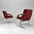 Mid-Century Modern Italian Lounge Chair in Brown Velvet and Cast Chrome, 1980s For Sale - Image 4 of 11