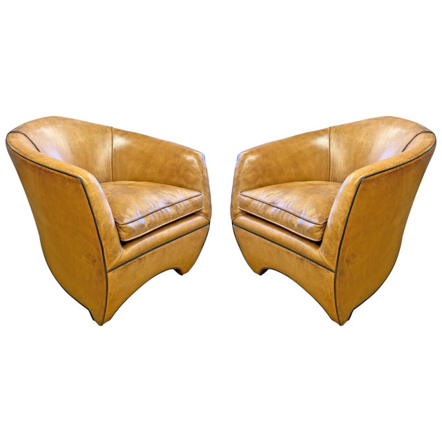 Mid-Century Modern Pair of 'Cocoon' Chairs by Bart Van Bekhoven For Sale - Image 3 of 16