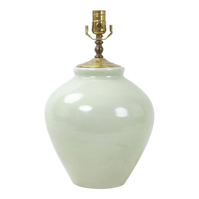 1970s Blanc De Chine Vase Lamp For Sale