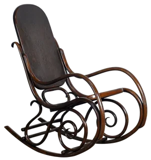 Vintage Rocking Chair from Thonet, 1920