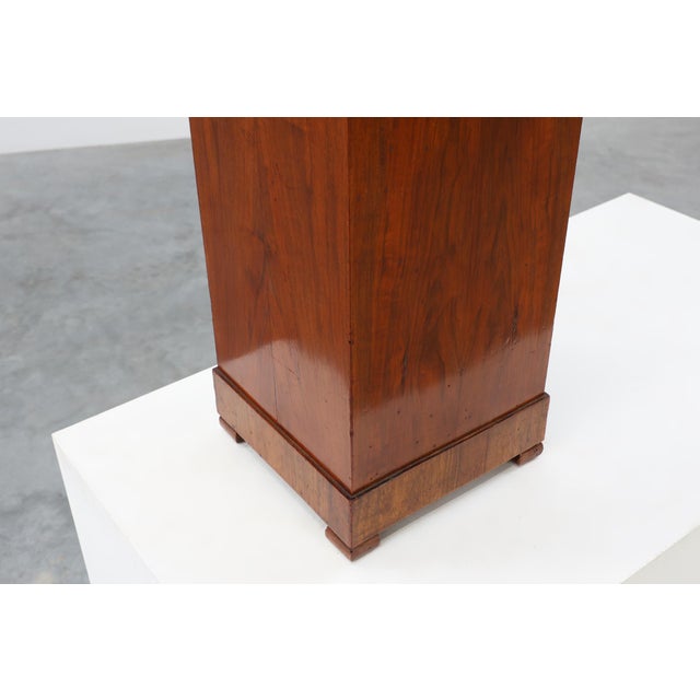 Brown Art Deco Wooden Umbrella Stand, Italy, 1920s For Sale - Image 8 of 11