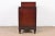 1990s Modern Regency Dark Mahogany and Nickel Chest of Drawers For Sale - Image 11 of 11
