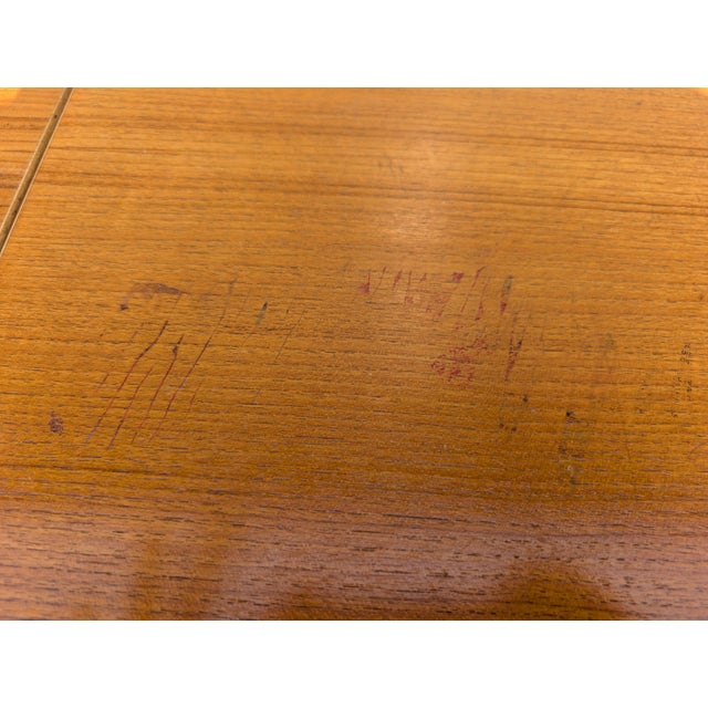 Wood Edsby Edsbyverken 740 T Swedish MCM Teak Extendable Dining Table For Sale - Image 7 of 17