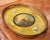 French 19th Century French Hand-Painted Oval Tole Tray With Romantic Ruins Scene For Sale - Image 3 of 10