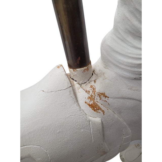 Rare Solid Tiger Oak Carousel Prancer, "Philadelphia School Folk Art Horse" For Sale - Image 15 of 16