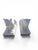 Italian Artist, Lion Sculptures, Late 20th Century, White Marble, Set of 2 For Sale - Image 4 of 5