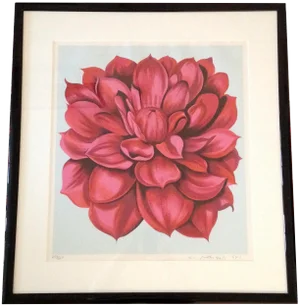 Lowell Blair Nesbitt "Stamp Series 2" Floral Serigraph