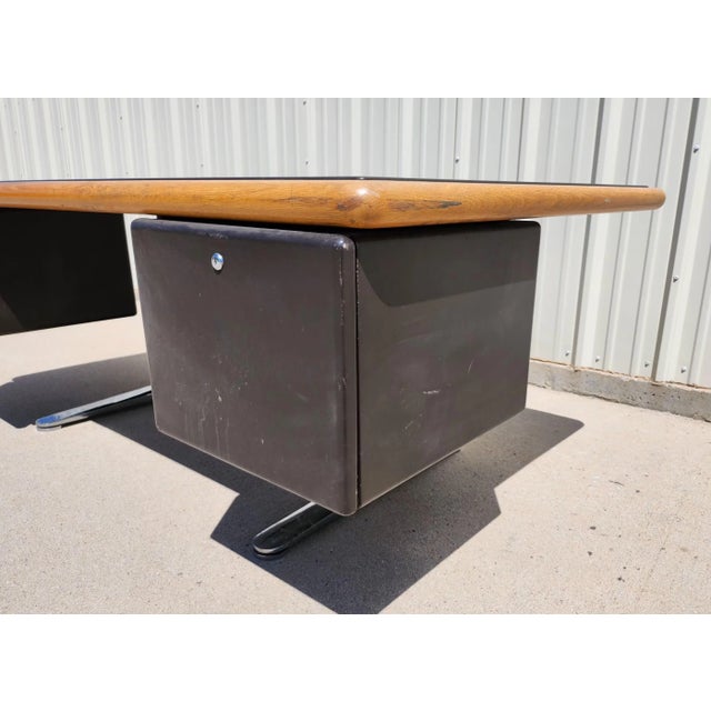 Black 1970s Warren Platner Vintage Desk for Knoll For Sale - Image 8 of 9