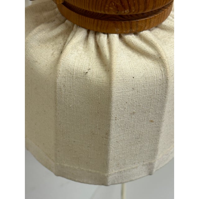 1970s 1970s Markslöjd Sweden Pine Sconce or Wall Light For Sale - Image 5 of 11