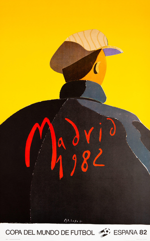Eduardo Arroyo, Madrid, Lithograph