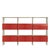 Contemporary Flexor Red Polished-Lacquered Wood and Aluminum Bookshelf by Robert Stadler For Sale - Image 3 of 3