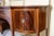 English English Sheraton Style Mahogany Sideboard With Brass Rail For Sale - Image 3 of 10