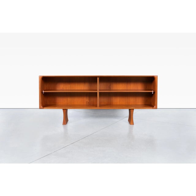 1960s Mid-Century Modern Teak Credenza or Bookcase by Bernhard Pedersen, 1960s For Sale - Image 5 of 11