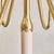 1950s 1953 Italian Brass + Opaline Glass Floor Lamp by Angelo Lelii for Arredoluce For Sale - Image 5 of 13