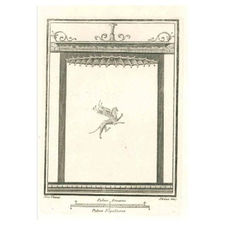 Niccolò Vanni, Ancient Roman Scene, Etching, 18th Century For Sale