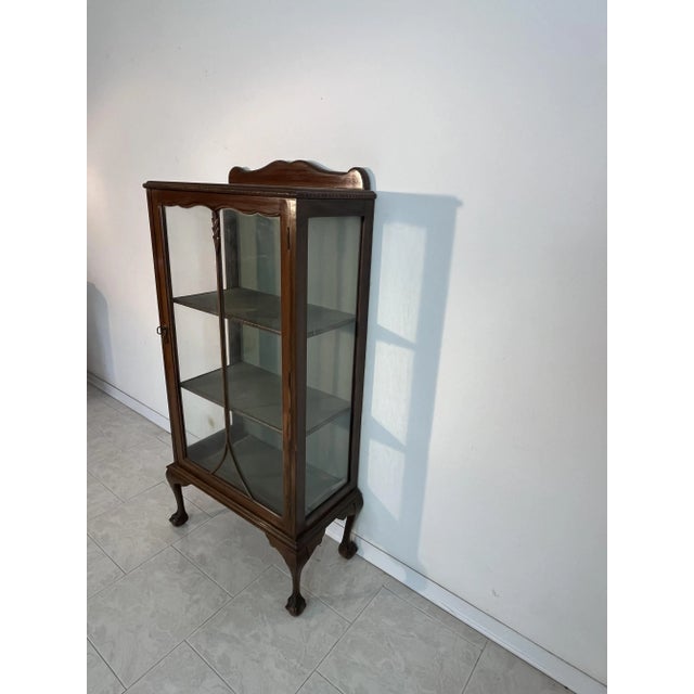English Art Deco Display Cabinet, 1930s For Sale - Image 11 of 11