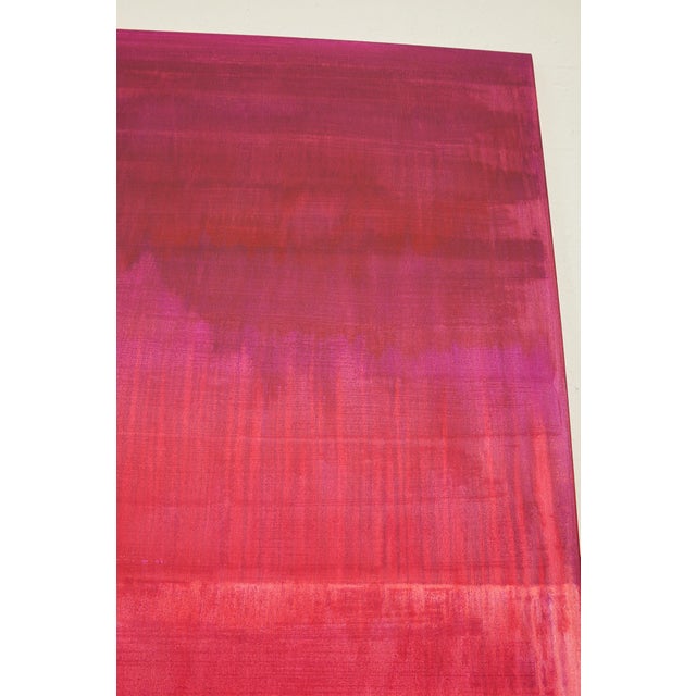 "Observations in the Desert / Red Over Red" - Large Abstract Acrylic Painting by Simon Findlay For Sale - Image 18 of 18