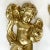 1970s Vintage Boho Chic Hollywood Regency Italian Figural Wall Sculptural Cherubs - A Pair. For Sale - Image 4 of 10