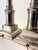 Neoclassical Chromed Column Lamps, 1980s, Set of 2 For Sale - Image 6 of 10