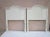 1980s Coastal Style White Shutter Twin Headboards - a Pair For Sale - Image 9 of 13
