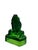Glass Vintage Emerald Green Pressed Glass Praying Hands Sculpture For Sale - Image 7 of 11