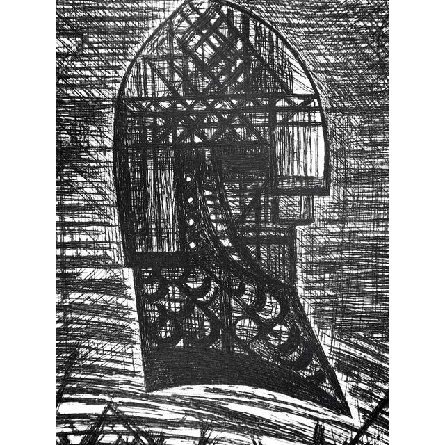 Marcel Gromaire, Macbeth, Shakespeare, Omen, Armed Head, 1958, Original Etching For Sale - Image 4 of 8